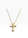 TIFFANY&CO. 蒂芙尼  CROSS PENDANT 十字架項鍊 K18 金色