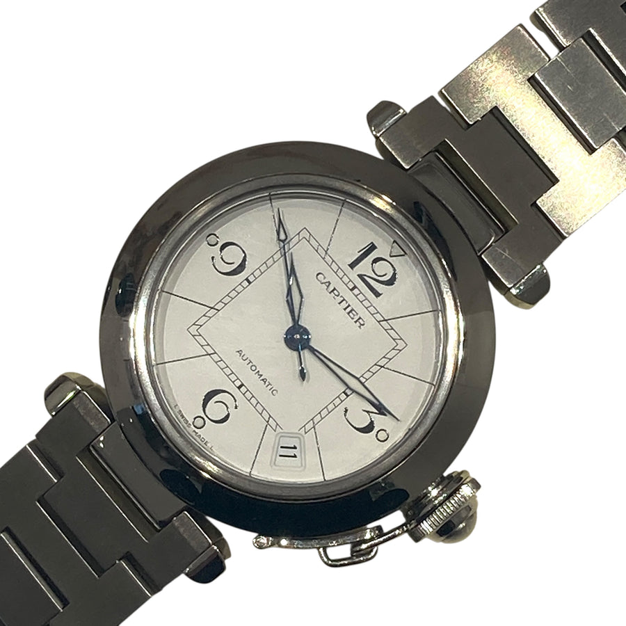 CARTIER 卡地亞 CARTIER PASHA C (W31074M7) 自動機械錶
