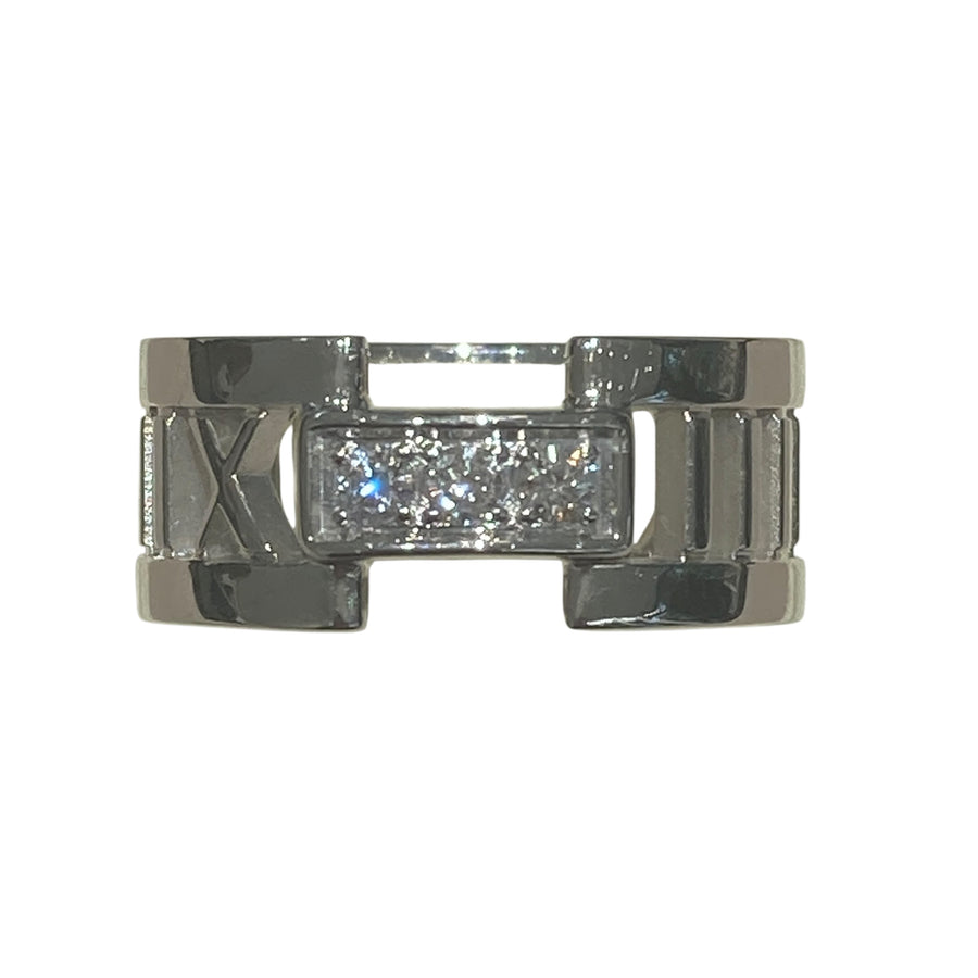 TIFFANY&CO 蒂芙尼 ATLAS OPEN 3P DIAMOND RING