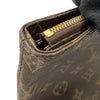 LOUIS VUITTON 路易威登 M51151 CABAS MEZZO 拉鍊托特包 PVC帆布 老花 棕色 金釦