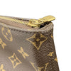 LOUIS VUITTON 路易威登 M51151 CABAS MEZZO 拉鍊托特包 PVC帆布 老花 棕色 金釦