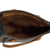 LOUIS VUITTON 路易威登 M51151 CABAS MEZZO 拉鍊托特包 PVC帆布 老花 棕色 金釦