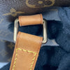 LOUIS VUITTON 路易威登 M51151 CABAS MEZZO 拉鍊托特包 PVC帆布 老花 棕色 金釦