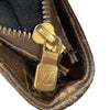 LOUIS VUITTON 路易威登 M51151 CABAS MEZZO 拉鍊托特包 PVC帆布 老花 棕色 金釦