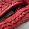 BOTTEGA VENETA 葆蝶嘉 INTRECCIATO HOBO Medium 手提肩背包 紅色 羊皮