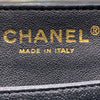 CHANEL 香奈兒 肩背包 Classic Flap經典絨毛口蓋包 CF23 黑色 絨毛 淡金釦