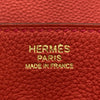 HERMES 愛馬仕 BIRKIN 30 手拿包 TC皮 橘紅色 金釦