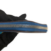 HERMES 愛馬仕 SILK IN 絲巾零錢包 EPSOM 普皮 藍色 銀釦