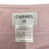CHANEL 香奈兒 P15 粉色一字裙 純棉 粉紅色 皮帶 40碼