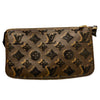 LOUIS VUITTON 路易威登 M26473 POCHETTE ACCESSOIRES 麻將包 PVC帆布 亮片老花 棕色