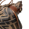 FENDI 芬迪 LOGO手拿包 8BN162 深棕色