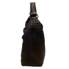 BOTTEGA VENETA 寶緹嘉 HOBE BAG 深灰色 編織皮革 金釦