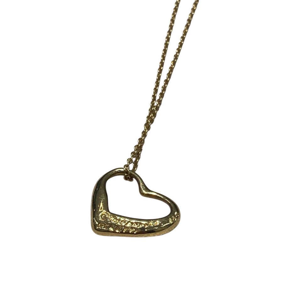 TIFFANY&CO 蒂芙尼 OPEN HEART項鍊 750YG