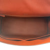 HERMÈS 愛馬仕 KELLY 35 GHILLIES RETOURNE 紅色 牛皮 銀扣