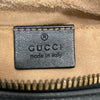 GUCCI 古馳 GG Marmont 黑色牛皮斜背相機包 SMALL 金釦