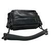CHANEL 香奈兒 A24781 LAX ACCORDION BAG 肩背包 小羊皮 黑色 銀釦