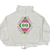GUCCI 古馳 白色立領LOGO長袖衛衣 棉質 白色 XXS OVERSIZE