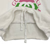 GUCCI 古馳 白色立領LOGO長袖衛衣 棉質 白色 XXS OVERSIZE