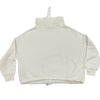 GUCCI 古馳 白色立領LOGO長袖衛衣 棉質 白色 XXS OVERSIZE
