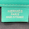 HERMES 愛馬仕 X刻 CITYSLIDE 腰包 牛皮 維羅納綠 銀釦
