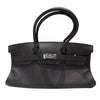 HERMES 愛馬仕 □O刻 SHOULDER BIRKIN 42 肩背包 牛皮 烏木色 銀釦