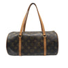LOUIS VUITTON PAPILLON BAG 深棕色 帆布 金釦