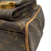 LOUIS VUITTON 路易威登 M40026 MANHATTAN PM 曼哈頓手提包 PVC帆布 老花 棕色 金釦