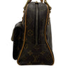 LOUIS VUITTON 路易威登 M40026 MANHATTAN PM 曼哈頓手提包 PVC帆布 老花 棕色 金釦