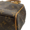 LOUIS VUITTON 路易威登 M40026 MANHATTAN PM 曼哈頓手提包 PVC帆布 老花 棕色 金釦
