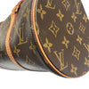 LOUIS VUITTON PAPILLON BAG 深棕色 帆布 金釦