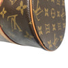 LOUIS VUITTON PAPILLON BAG 深棕色 帆布 金釦