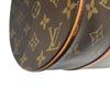 LOUIS VUITTON PAPILLON BAG 深棕色 帆布 金釦