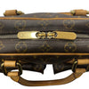 LOUIS VUITTON 路易威登 M40026 MANHATTAN PM 曼哈頓手提包 PVC帆布 老花 棕色 金釦