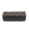 LOUIS VUITTON PAPILLON BAG 深棕色 帆布 金釦