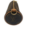 LOUIS VUITTON PAPILLON BAG 深棕色 帆布 金釦