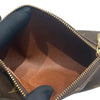 LOUIS VUITTON PAPILLON BAG 深棕色 帆布 金釦