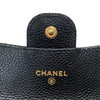 CHANEL 香奈兒 卡夾 AP0214 荔枝紋牛皮 黑色