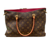 LOUIS VUITTON 路易威登 M41175 PALLAS MM 兩用包 PVC帆布 老花 粉色