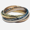 CARTIER TRINITY RING #53 AU750