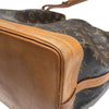 LOUIS VUITTON 路易威登 M42224 MONOGRAM NOÉ 水桶老花肩背包 PVC帆布 棕色 金釦