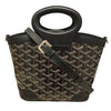 GOYARD 戈雅 BELUGA MINI 迷你兩用包 PVC帆布 老花 黑色 銀扣