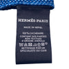 HERMES 愛馬仕 FAUBOURG OF DREAMS圍巾 藍色 喀什米爾羊絨