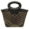 GOYARD 戈雅 BELUGA MINI 迷你兩用包 PVC帆布 老花 黑色 銀扣