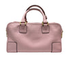 LOEWE 羅威 AMAZONA 28 手提斜背包 牛皮 粉色 金釦