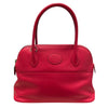 HERMES 愛馬仕 BOLIDE 27 保齡球包  SWIFT LEATHER 玫瑰粉 銀釦