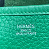 HERMES 愛馬仕 EVELYNE III 29 綠色 銀釦