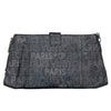LOUIS VUITTON 路易威登 M95824 PYTHON PERFORE LUTECE 手拿包 蟒蛇皮 黑色 銀釦
