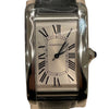 CARTIER 卡地亞 TANK AMÉRICAINE 腕表 自動上鍊 SS 白色文字盤