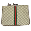 GUCCI 古馳  GG Supreme GG Marmont LOGO  700375  PVC  牛皮 行李袋 經典老花