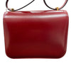 HERMES 愛馬仕 CONSTANCE 19 康康包 BOX皮 酒紅色 金釦
